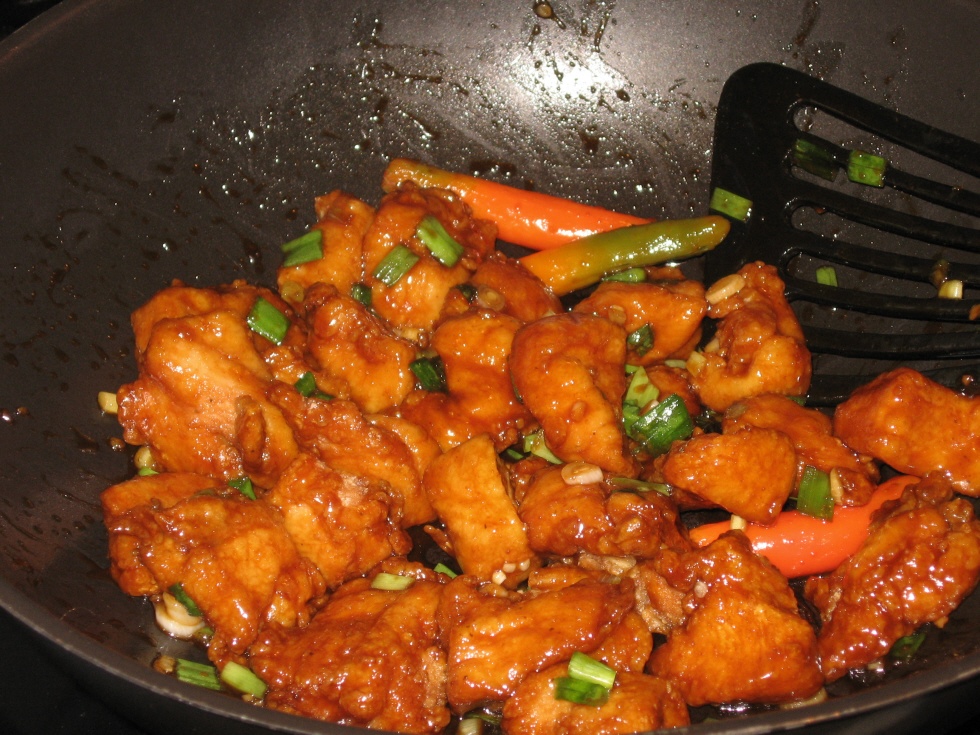 Click to enlarge - Add sliced green onions, stir to combine and remove from heat.